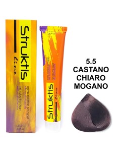 struktis crema colorante 100ml - 5.5 castano chiaro mogano: tuttocasashop.live: igiene e cura della persona