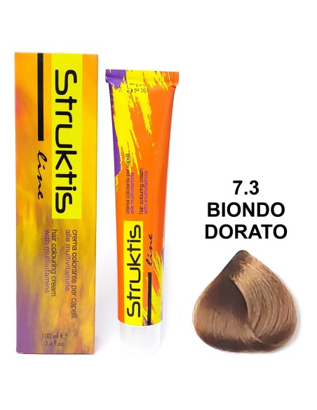 struktis crema colorante 100ml - 7.3 biondo dorato: tuttocasashop.live: igiene e cura della persona
