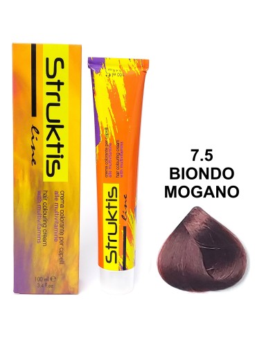 struktis crema colorante 100ml - 7.5 biondo mogano: tuttocasashop.live: igiene e cura della persona
