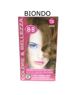 b&b bellezza benessere shampoo colorante capelli - n. 7 biondo: tuttocasashop.live: igiene e cura della persona