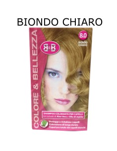 b&b bellezza benessere shampoo colorante capelli - n. 8 biondo chiaro: tuttocasashop.live: igiene e cura della persona