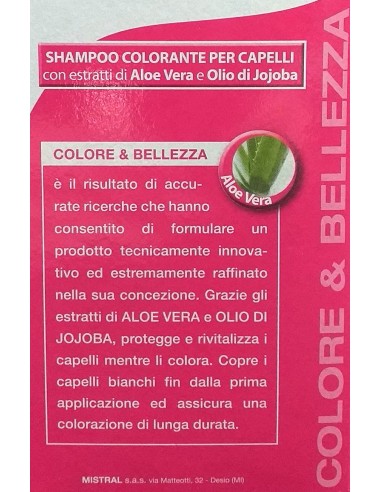 b&b bellezza benessere shampoo colorante capelli - n. 8 biondo chiaro: tuttocasashop.live: igiene e cura della persona