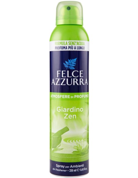felce azzurra aria di casa deodorante - spray 250ml - giardino zen: tuttocasashop.live: pulizia e cura della casa