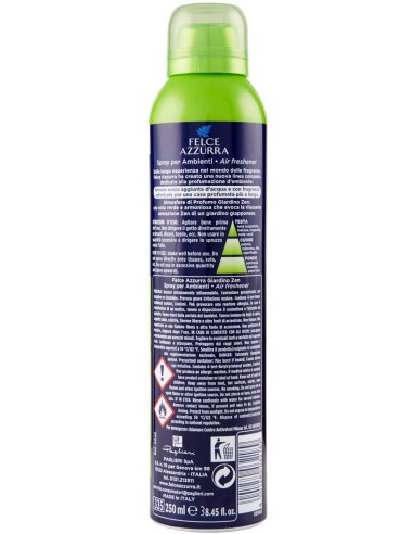 felce azzurra aria di casa deodorante - spray 250ml - giardino zen: tuttocasashop.live: pulizia e cura della casa