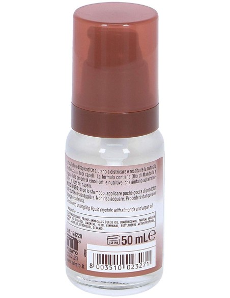 splend'or cristalli per capelli - 50ml - districante - olio mandorle e argan: tuttocasashop.live: igiene e cura della persona