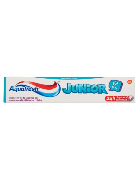 aquafresh junior dentifricio 75ml 6+ - da 6 anni in su: tuttocasashop.live: igiene e cura della persona