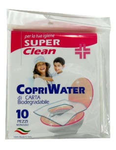 superclean copriwater igienici monouso 10pz: tuttocasashop.live: igiene e cura della persona