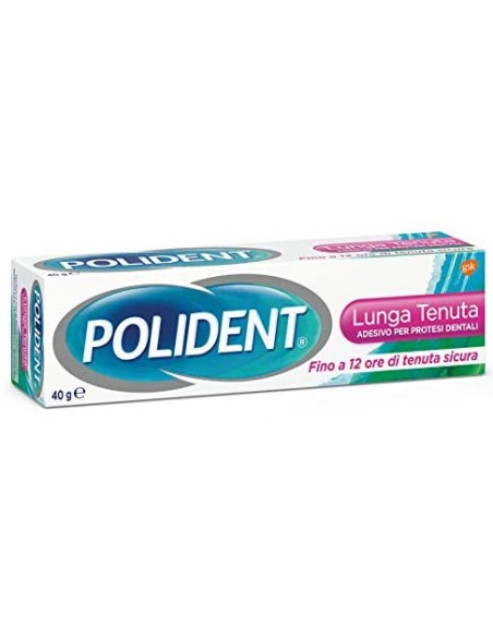 polident crema adesiva per dentiere - tubo da 40g - lunga tenuta imbattibile: tuttocasashop.live: igiene e cura della persona