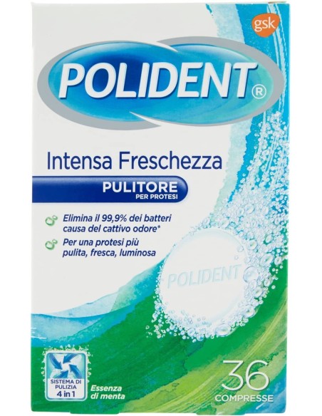 polident 36 compresse effervescenti - tripla freschezza - pulizia dentiere: tuttocasashop.live: igiene e cura della persona
