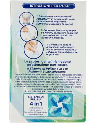 polident 36 compresse effervescenti - tripla freschezza - pulizia dentiere: tuttocasashop.live: igiene e cura della persona