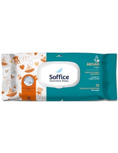 soffice salviettine imbevute - 72 pezzi - apertura pop-up - argan: tuttocasashop.live: igiene e cura della persona