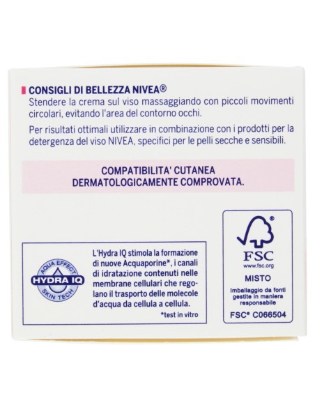 nivea crema viso 50ml - nutriente - pelli secche e sensibili: tuttocasashop.live: igiene e cura della persona