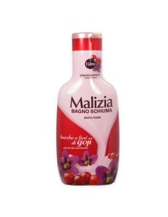 malizia bagnoschiuma 1000ml - bacche e fiori di goji: tuttocasashop.live: igiene e cura della persona