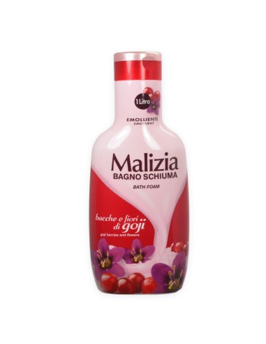 malizia bagnoschiuma 1000ml - bacche e fiori di goji: tuttocasashop.live: igiene e cura della persona