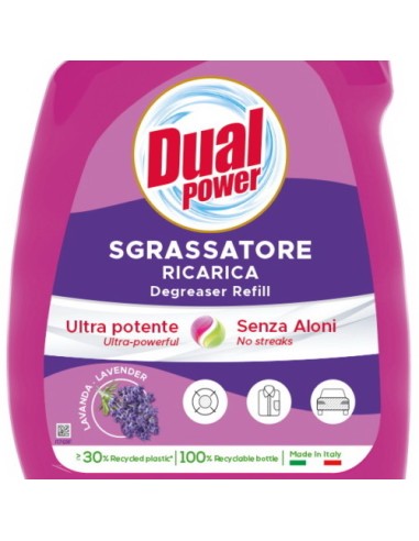 dual power sgrassatore universale spray 750ml - lavanda - ricarica: tuttocasashop.live: pulizia e cura della casa