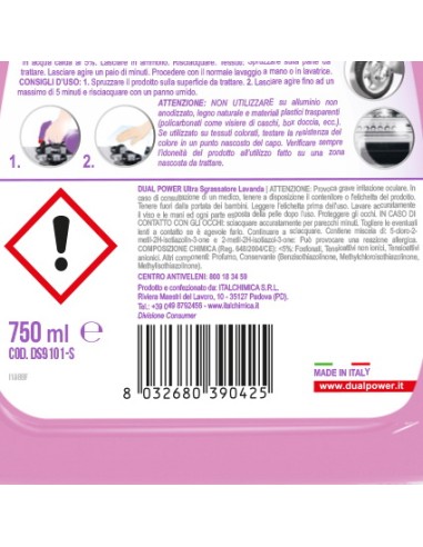 dual power sgrassatore universale spray 750ml - lavanda - ricarica: tuttocasashop.live: pulizia e cura della casa