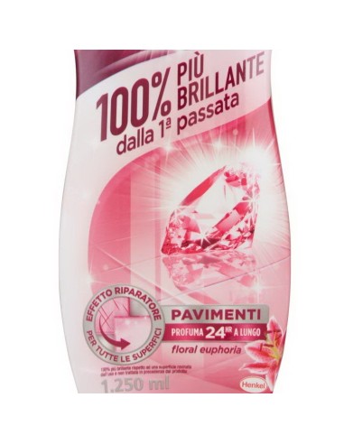 bref detergente liquido per pavimenti 125l - floral euphoria: tuttocasashop.live: pulizia e cura della casa