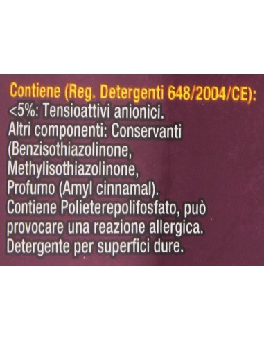 bref detergente liquido per pavimenti 125l - floral euphoria: tuttocasashop.live: pulizia e cura della casa
