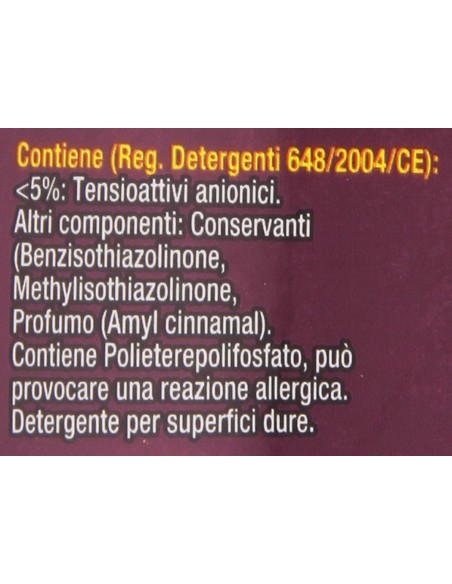 bref detergente liquido per pavimenti 125l - floral euphoria: tuttocasashop.live: pulizia e cura della casa