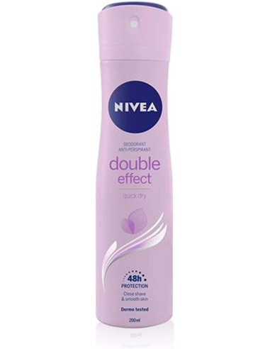 nivea deodorante spray formato maxi 200ml - double effect: tuttocasashop.live: igiene e cura della persona