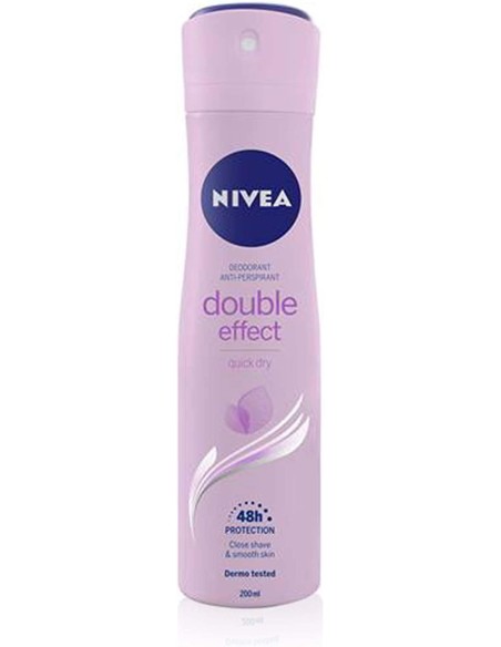 nivea deodorante spray formato maxi 200ml - double effect: tuttocasashop.live: igiene e cura della persona