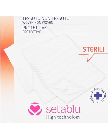 setablu compresse di garza per medicazione - 15x15cm - 8 pezzi: tuttocasashop.live: igiene e cura della persona