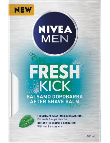 nivea for men after shave balsamo dopobarba 100ml rinfrescante: tuttocasashop.live: igiene e cura della persona