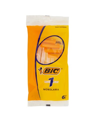 bic normal rasoi da barba radi e getta - monolama - 6 pezzi: tuttocasashop.live: igiene e cura della persona