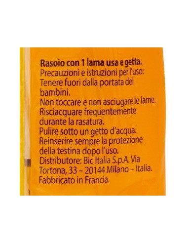 bic normal rasoi da barba radi e getta - monolama - 6 pezzi: tuttocasashop.live: igiene e cura della persona