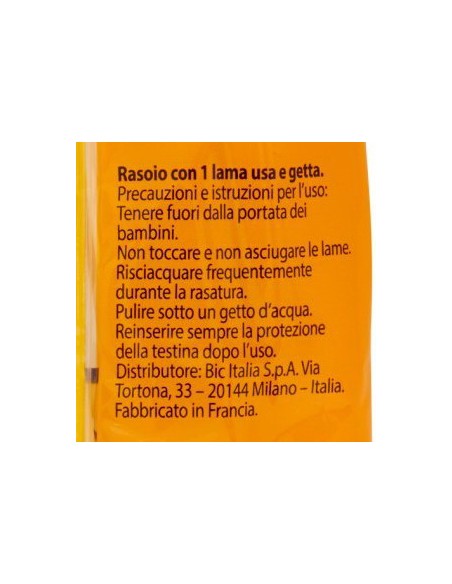 bic normal rasoi da barba radi e getta - monolama - 6 pezzi: tuttocasashop.live: igiene e cura della persona