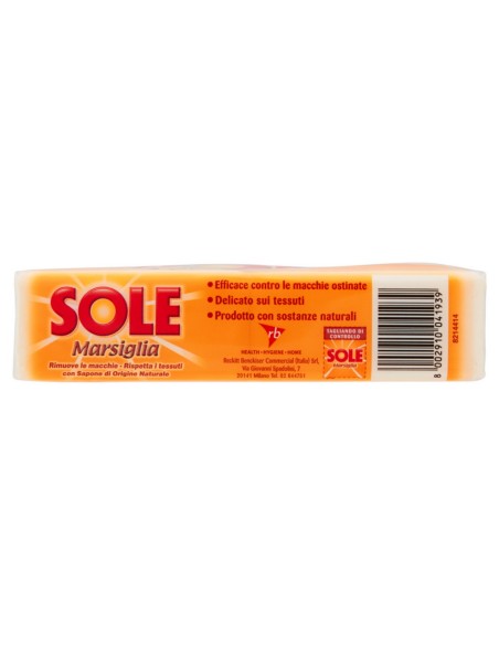 sole sapone da bucato - 2 pezzi - 500g - marsiglia - bianco: tuttocasashop.live: prodotti per bucato e tessuti