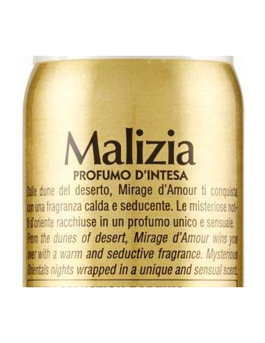 malizia deodorante spray donna - 100ml - mirage d'amour: tuttocasashop.live: igiene e cura della persona