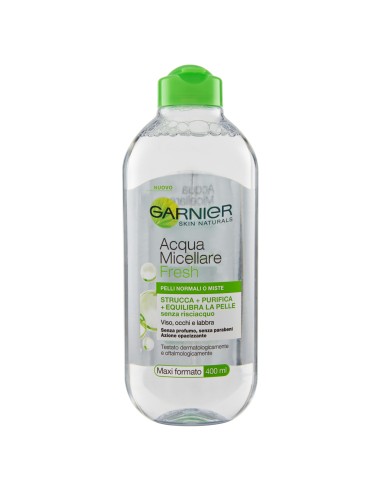 garnier skin active acqua micellare - 400ml - pelli normali o miste: tuttocasashop.live: igiene e cura della persona