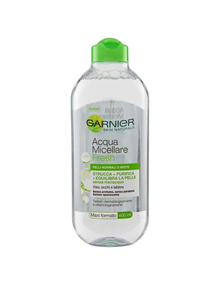 garnier skin active acqua micellare - 400ml - pelli normali o miste: tuttocasashop.live: igiene e cura della persona
