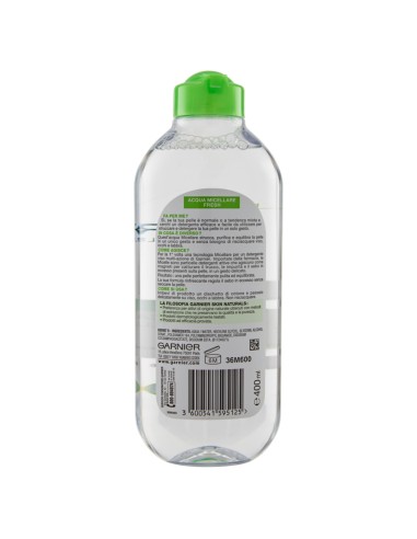 garnier skin active acqua micellare - 400ml - pelli normali o miste: tuttocasashop.live: igiene e cura della persona
