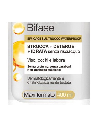 garnier skin active acqua micellare 400ml - bifasica - con olio di argan: tuttocasashop.live: igiene e cura della persona