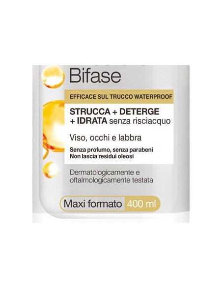 garnier skin active acqua micellare 400ml - bifasica - con olio di argan: tuttocasashop.live: igiene e cura della persona