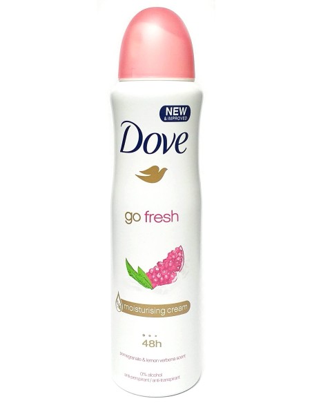 dove deodorante spray 150ml - 48h no alcool - go fresh - melograno: tuttocasashop.live: igiene e cura della persona