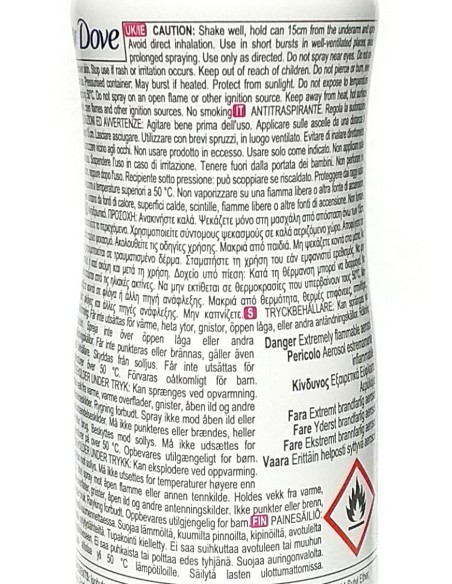 dove deodorante spray 150ml - 48h no alcool - go fresh - melograno: tuttocasashop.live: igiene e cura della persona