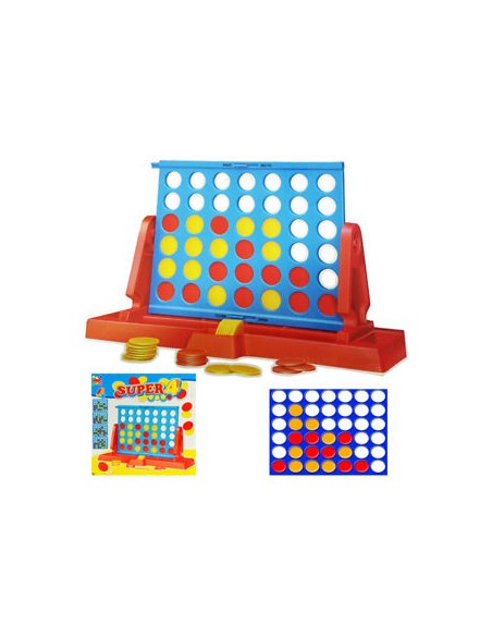 super 4 - forza 4 - gioco in scatola - 2 giocatori - 3 anni+: tuttocasashop.live: altro - bazar