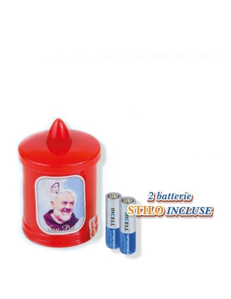 fatigati lumino votivo a led - con pile incluse - alto 10.5cm - diam. 6.5cm: tuttocasashop.live: pulizia e cura della casa