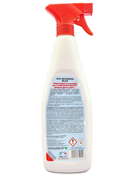ole' oies ressenza deodorante multiuso igienizzante 750ml - blue: tuttocasashop.live: pulizia e cura della casa