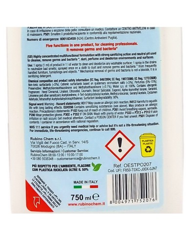 ole' oies ressenza deodorante multiuso igienizzante 750ml - porpora: tuttocasashop.live: pulizia e cura della casa