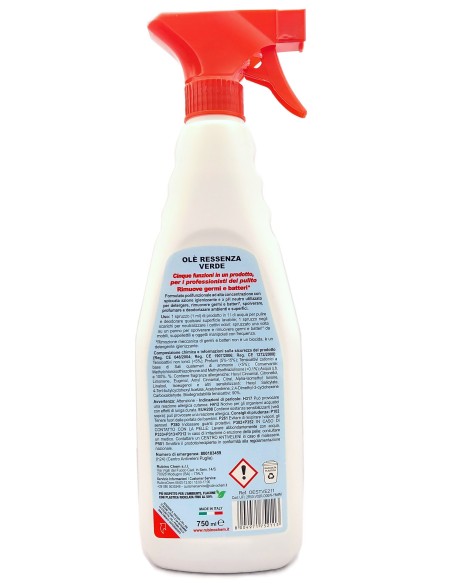 ole' oies ressenza deodorante multiuso igienizzante 750ml - verde: tuttocasashop.live: pulizia e cura della casa