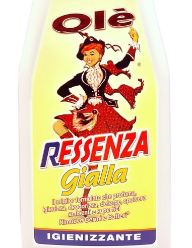 ole' oies ressenza deodorante multiuso igienizzante 750ml - gialla: tuttocasashop.live: pulizia e cura della casa