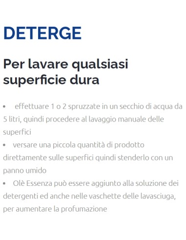 ole' oies ressenza deodorante multiuso igienizzante 750ml - gialla: tuttocasashop.live: pulizia e cura della casa