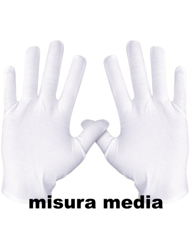 fatigati guanti in cotone bianchi - misura media: tuttocasashop.live: pulizia e cura della casa