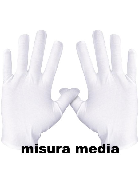 fatigati guanti in cotone bianchi - misura media: tuttocasashop.live: pulizia e cura della casa