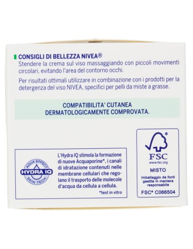 nivea crema viso 50ml - opacizzante - pelli miste o grasse: tuttocasashop.live: igiene e cura della persona
