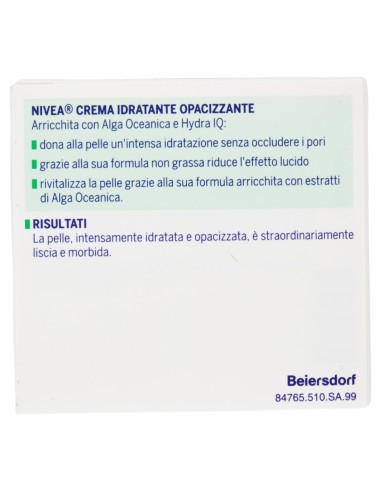 nivea crema viso 50ml - opacizzante - pelli miste o grasse: tuttocasashop.live: igiene e cura della persona